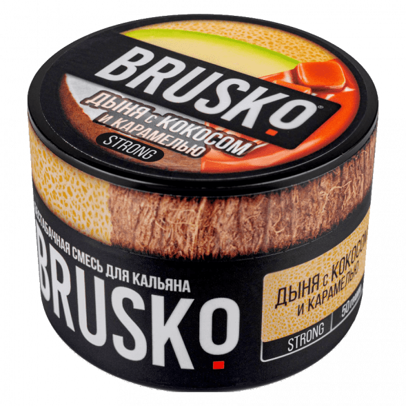 Смесь Brusko Strong - Дыня с Кокосом и Карамелью (50 грамм) купить в Барнауле