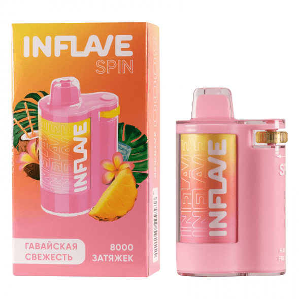 INFLAVE SPIN - Гавайская Свежесть (8000 затяжек) купить в Барнауле