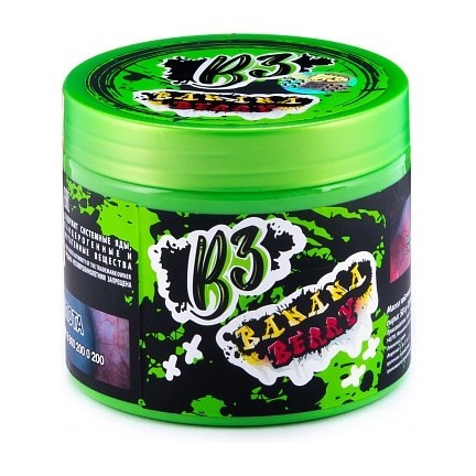 Табак B3 - Banana Berry (Банан и Ягоды, 250 грамм) купить в Барнауле