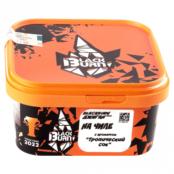 Табак BlackBurn - На Чиле (Тропический Сок, 200 грамм) купить в Барнауле