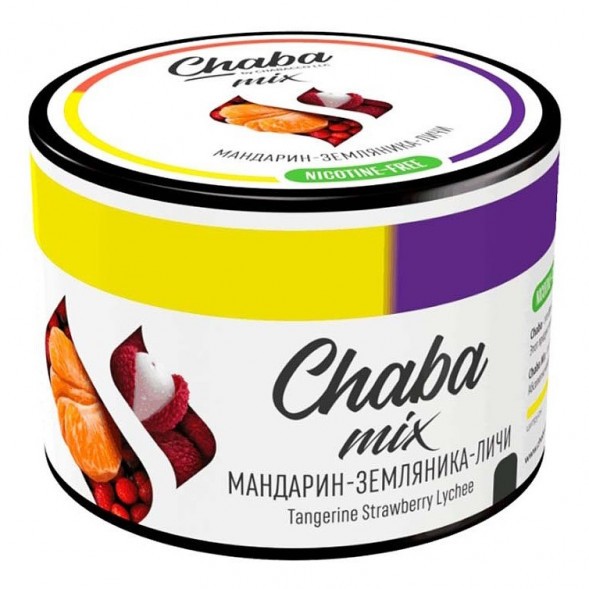 Смесь Chaba Mix - Tangerine Strawberry Lychee (Мандарин, Земляника, Личи, 40 грамм) купить в Барнауле