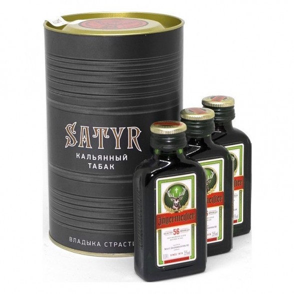Табак Satyr Platinum - Jagermeister Limited Edition (Егермейстер Лимитед, 100 грамм) купить в Барнауле
