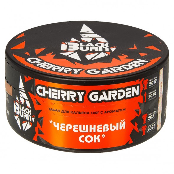 Табак BlackBurn - Cherry Garden (Черешневый Сок, 100 грамм) купить в Барнауле