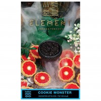 Табак Element Вода - Cookie Monster (Земляничное Печенье, 100 грамм) — 