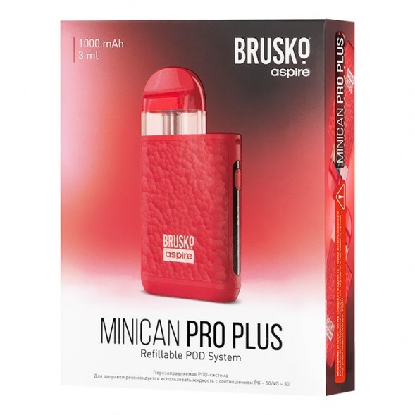 Электронная сигарета Brusko - Minican PRO Plus (Красный) купить в Барнауле