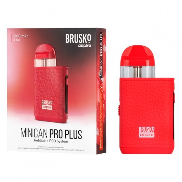 Электронная сигарета Brusko - Minican PRO Plus (Красный) купить в Барнауле