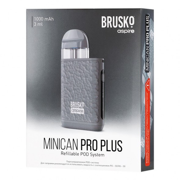 Электронная сигарета Brusko - Minican PRO Plus (Серый) купить в Барнауле
