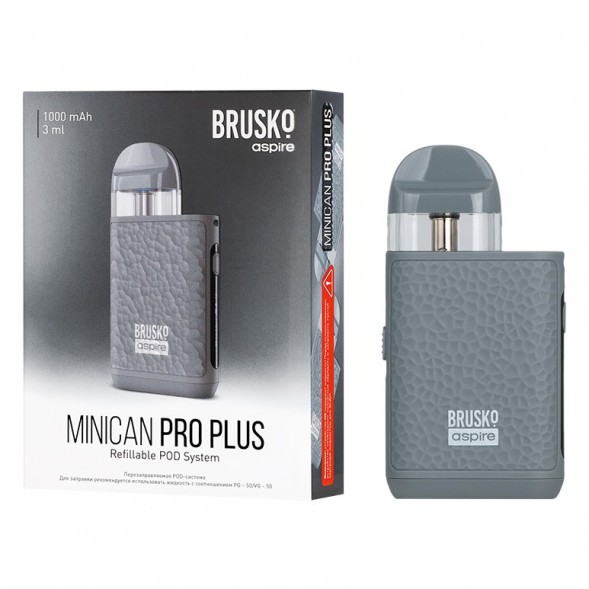 Электронная сигарета Brusko - Minican PRO Plus (Серый) купить в Барнауле