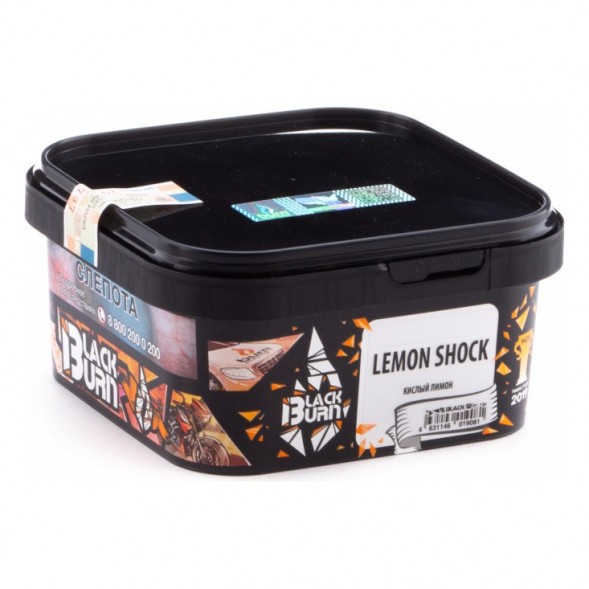 Табак BlackBurn - Lemon Shock (Кислый Лимон, 200 грамм) купить в Барнауле