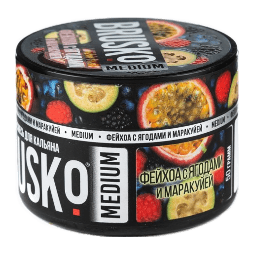 Смесь Brusko Medium - Фейхоа с Ягодами и Маракуйей (50 грамм) купить в Барнауле
