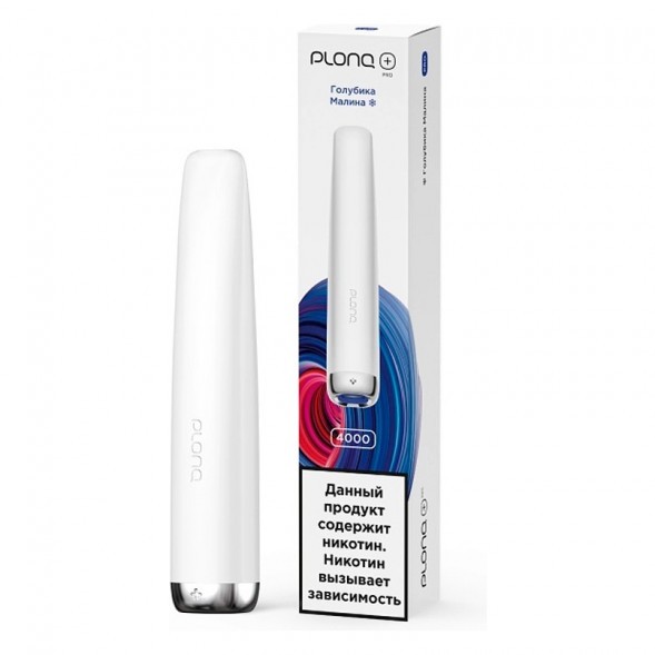 PLONQ PLUS PRO - Голубика Малина (Blueberry Raspberry, 4000 затяжек) купить в Барнауле