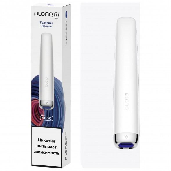 PLONQ PLUS PRO - Голубика Малина (Blueberry Raspberry, 4000 затяжек) купить в Барнауле
