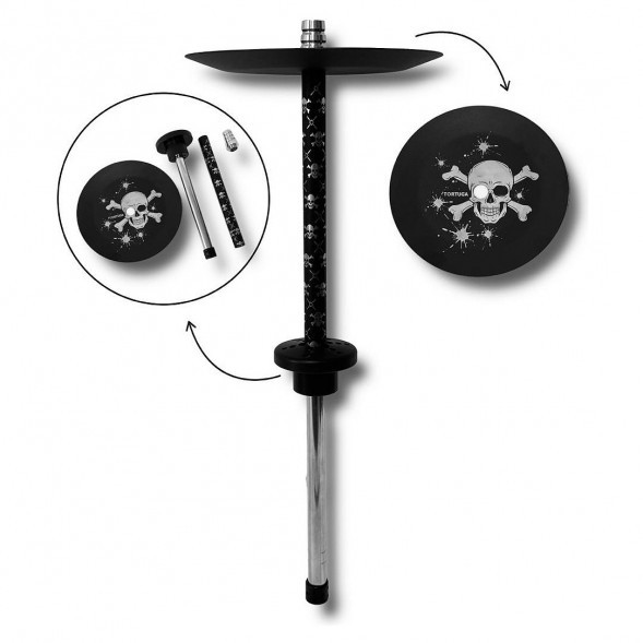 Кальян Tortuga - Бриг Scull (Без Колбы) купить в Барнауле