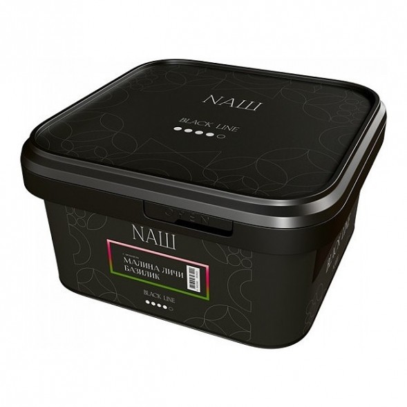 Табак NАШ BLACK - Малина Личи Базилик (200 грамм) купить в Барнауле