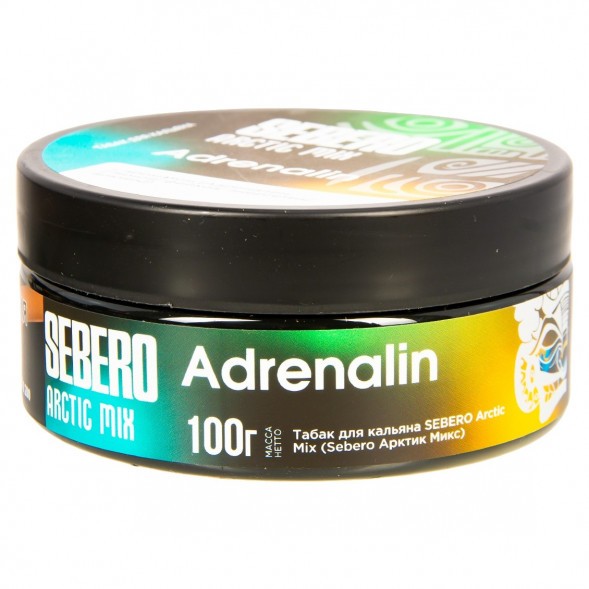Табак Sebero Arctic Mix - Adrenalin (Адреналин, 100 грамм) купить в Барнауле