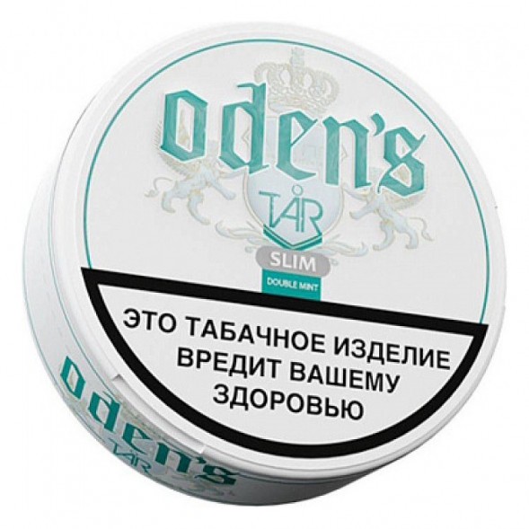 Табак жевательный ODENS - TAR Double Mint Slim (10 грамм, Россия) купить в Барнауле