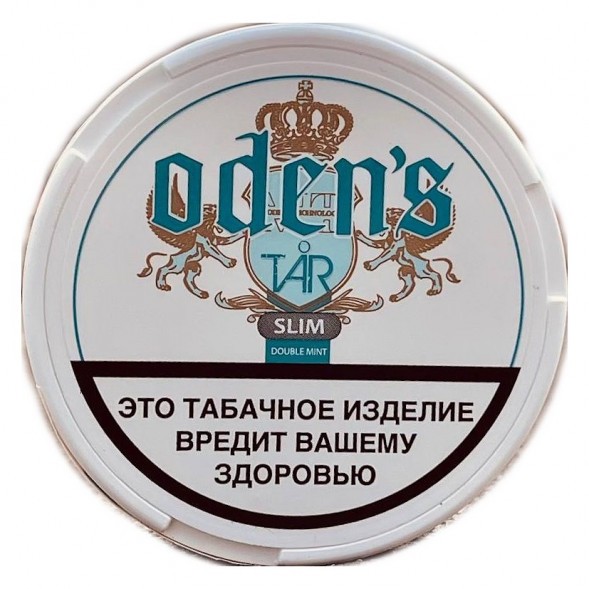 Табак жевательный ODENS - TAR Double Mint Slim (10 грамм, Россия) купить в Барнауле
