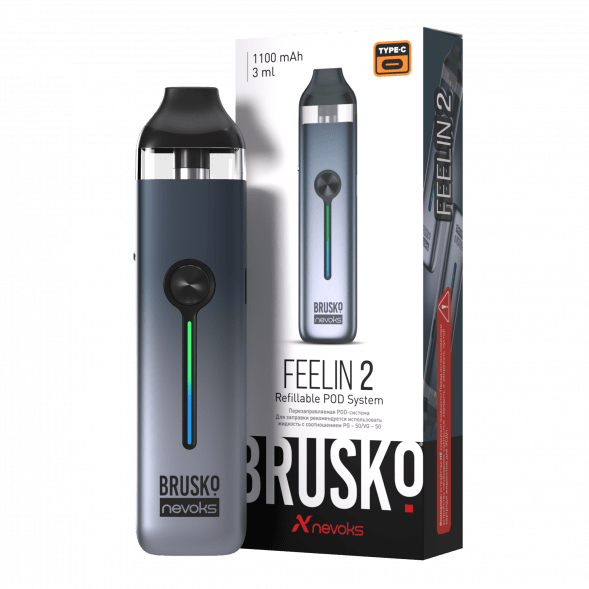 Электронная сигарета Brusko - Feelin 2 (Туманный Серый) купить в Барнауле