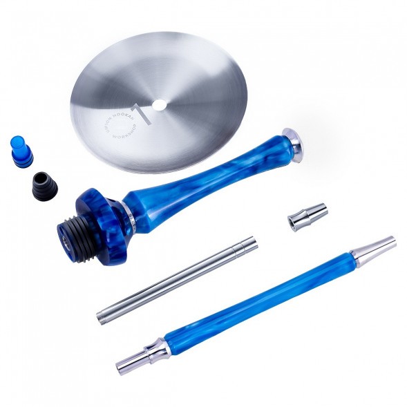 Кальян UNION - Sleek Акрил Full (Голубой, Без Колбы) купить в Барнауле