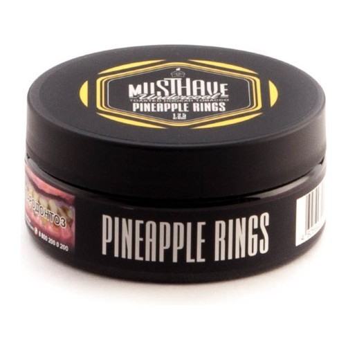 Табак Must Have - Pineapple Rings (Ананасовые кольца, 125 грамм) купить в Барнауле