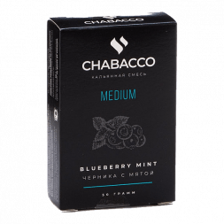 Смесь Chabacco MEDIUM - Blueberry Mint (Черника с Мятой, 50 грамм)
