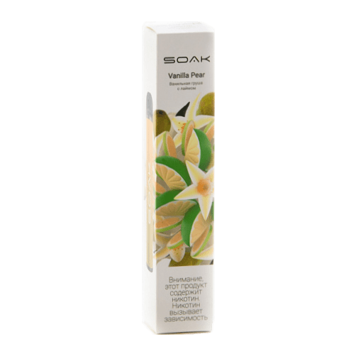 SOAK X - Vanilla Pear (Ванильная Груша с Лаймом, 2200 затяжек) купить в Барнауле