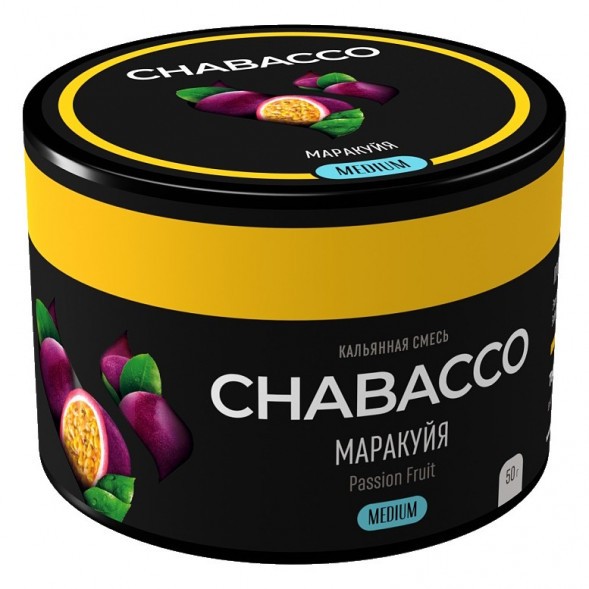 Смесь Chabacco MEDIUM - Passion Fruit (Маракуйя, 50 грамм) купить в Барнауле