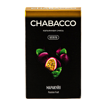 Смесь Chabacco MEDIUM - Passion Fruit (Маракуйя, 50 грамм) купить в Барнауле