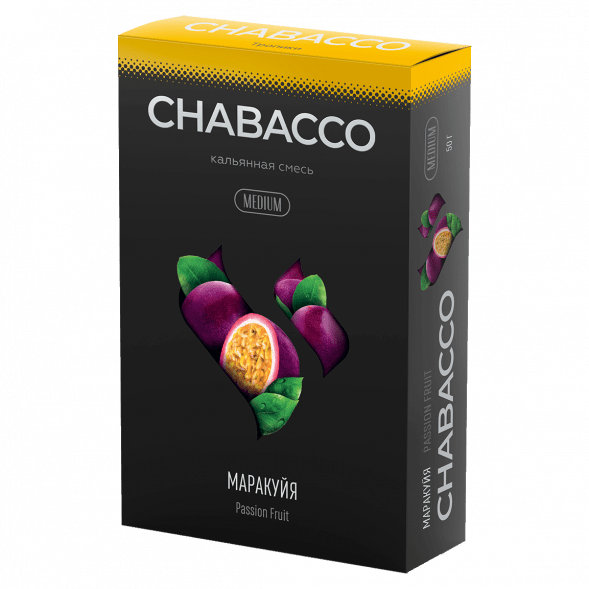 Смесь Chabacco MEDIUM - Passion Fruit (Маракуйя, 50 грамм) купить в Барнауле
