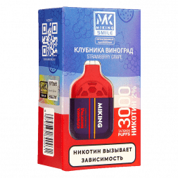MIKING - Strawberry Grape (Клубника Виноград, 3000 затяжек)