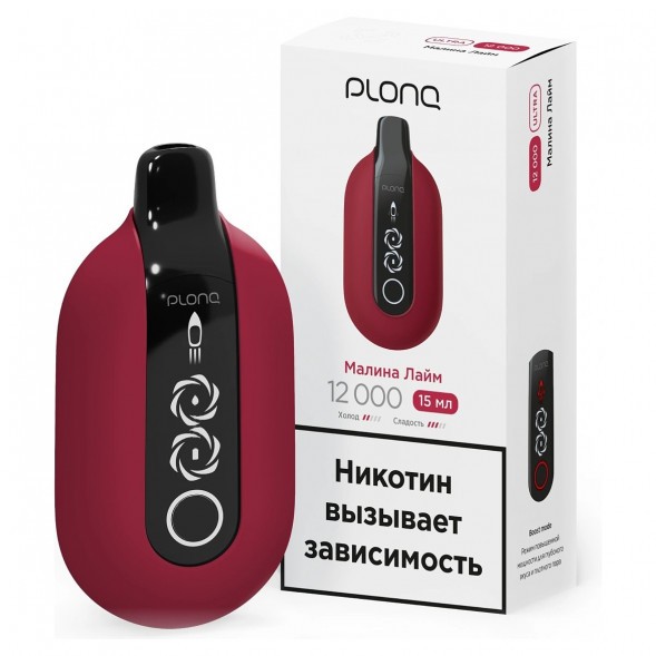 PLONQ ULTRA - Малина Лайм (12000 затяжек) купить в Барнауле
