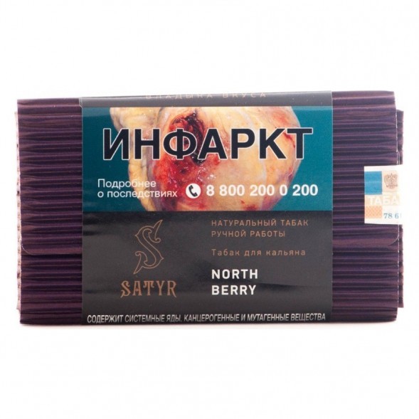 Табак Satyr - North Berry (Северная Ягода, 200 грамм) купить в Барнауле