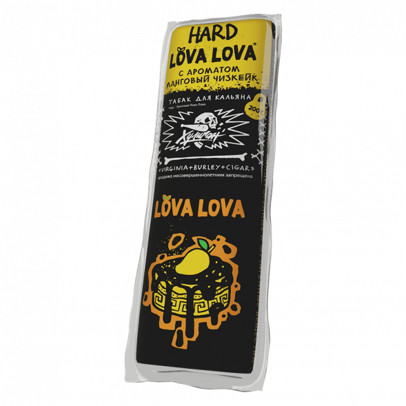 Табак Хулиган Hard - LOVA LOVA (Манговый Чизкейк, 200 грамм) купить в Барнауле