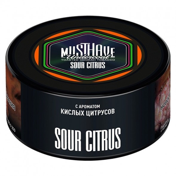 Табак Must Have - Sour Citrus (Кислый Цитрус, 125 грамм) купить в Барнауле