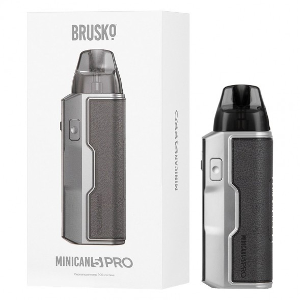 Электронная сигарета Brusko - Minican 5 PRO (Серый Металлик) купить в Барнауле