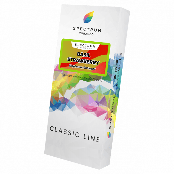 Табак Spectrum - Basil Strawberry (Клубника Базилик, 100 грамм) купить в Барнауле