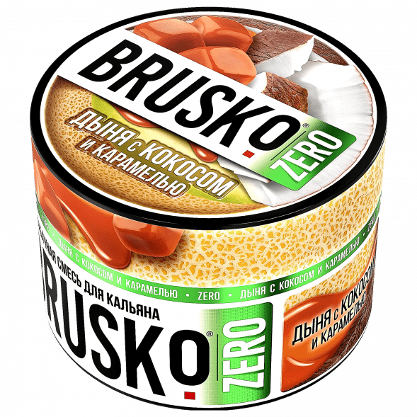 Смесь Brusko Zero - Дыня с Кокосом и Карамелью (50 грамм) купить в Барнауле