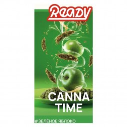 Табак Ready - №7 Canna Time /C*nn*bis Green Apple (Зелёное Яблоко, Травы, 25 грамм)