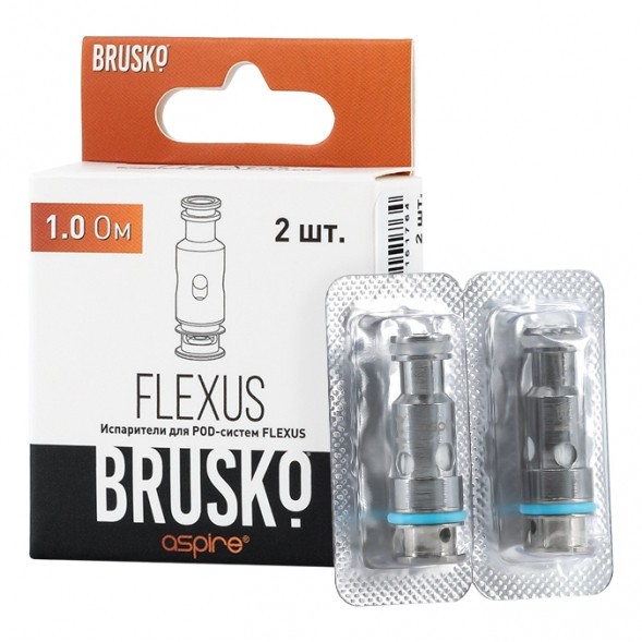Испарители для Brusko Flexus (AF Mesh Coil, 1 Ом, 2 шт.) купить в Барнауле