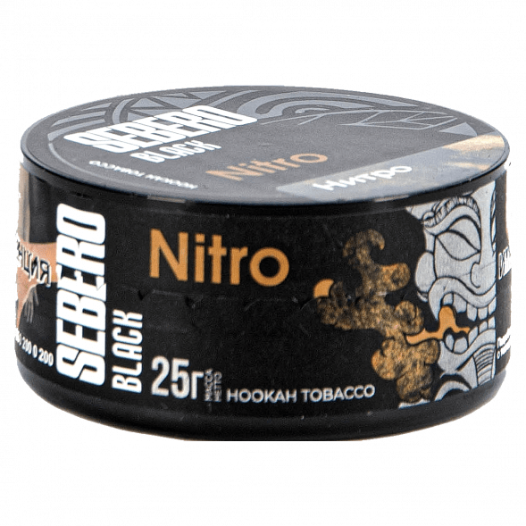 Табак Sebero Black - Nitro (Нитро, 25 грамм) купить в Барнауле