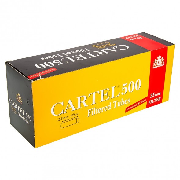 Гильзы сигаретные Cartel - SuperLong 84x25 мм (500 штук) купить в Барнауле
