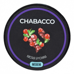 Смесь Chabacco MEDIUM - Sour Cowberry (Кислая Брусника, 40 грамм)