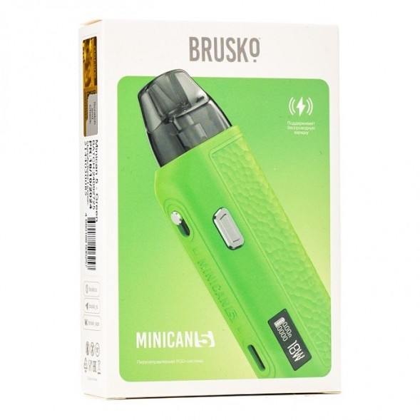 Электронная сигарета Brusko - Minican 5 (Зелёный) купить в Барнауле