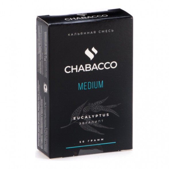 Смесь Chabacco MEDIUM - Eucalyptus (Эвкалипт, 50 грамм) купить в Барнауле