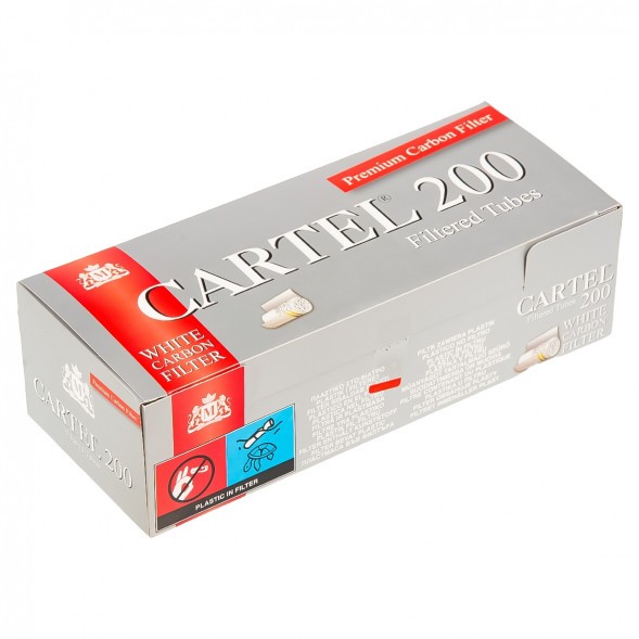 Гильзы сигаретные Cartel - White Carbon 84x20 мм (200 штук) купить в Барнауле