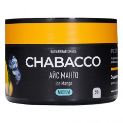 Смесь Chabacco MEDIUM - Ice Mango (Ледяное Манго, 50 грамм)