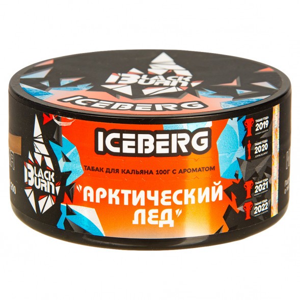 Табак BlackBurn - Iceberg (Арктический Лёд, 100 грамм) купить в Барнауле