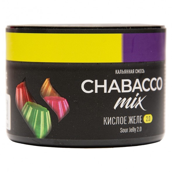 Смесь Chabacco MIX MEDIUM - Sour Jelly 2.0 (Кислое Желе 2.0, 40 грамм) купить в Барнауле