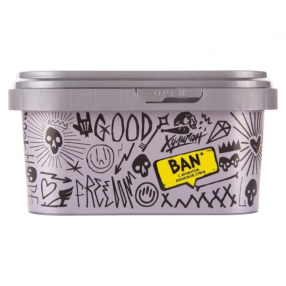 Табак Хулиган - BAN (Банановое Суфле, 200 грамм) купить в Барнауле