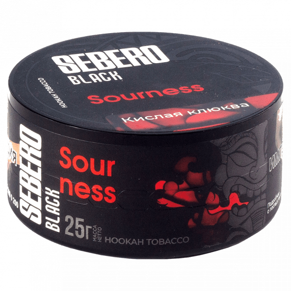 Табак Sebero Black - Sourness (Кислая Клюква, 25 грамм) купить в Барнауле